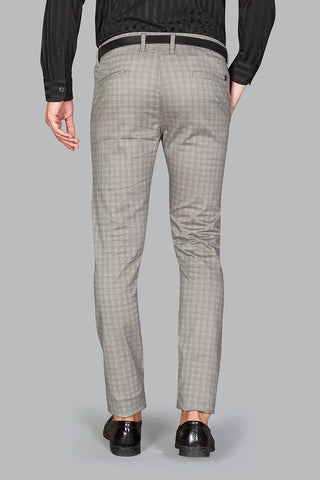 Plaid Pants - Grey