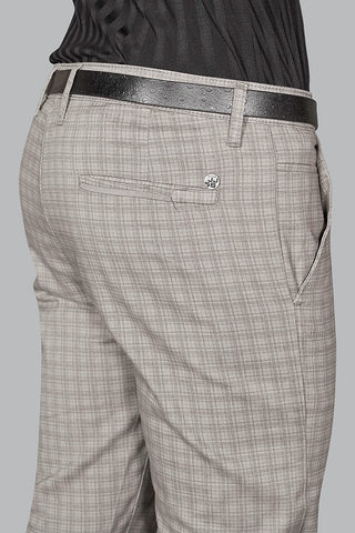 Plaid Pants - Grey