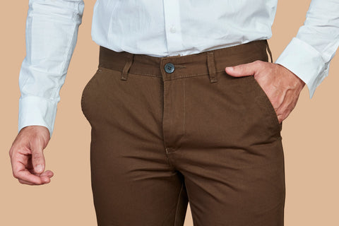 Classic Chinos - Brown