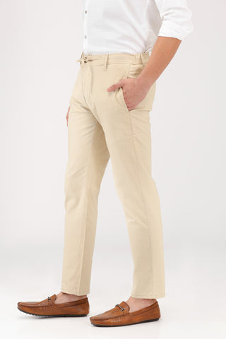 Linen Cotton Pants- Cream