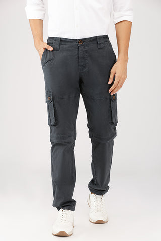 Cotton Cargos - Charcoal Grey