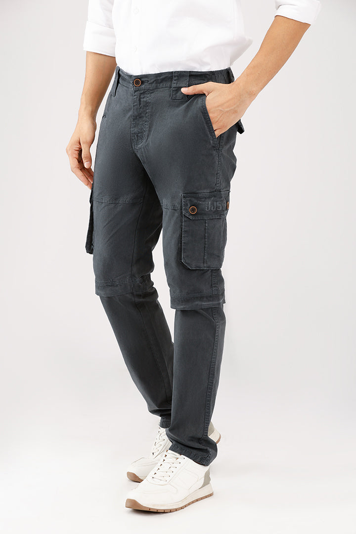 Cotton Cargos - Charcoal Grey