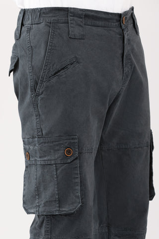 Cotton Cargos - Charcoal Grey